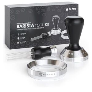 Espresso Accessories Kit 54mm Coffee Tamper WDT Tool Dosing Funnel Set
